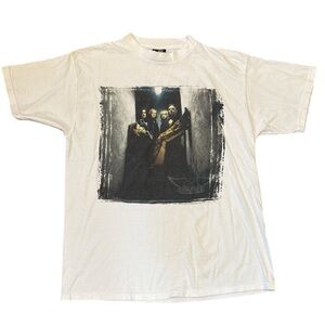 Vintage ‘97 Aerosmith Nine Lives World Tour T-Shirt White Single Stitch Men’s XL